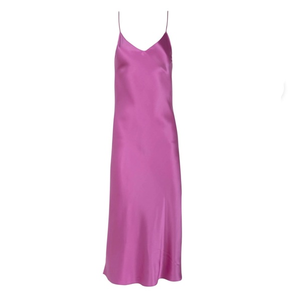 Dannijo Vibrant Orchid Midi Slip Dress - Picture 2 of 3